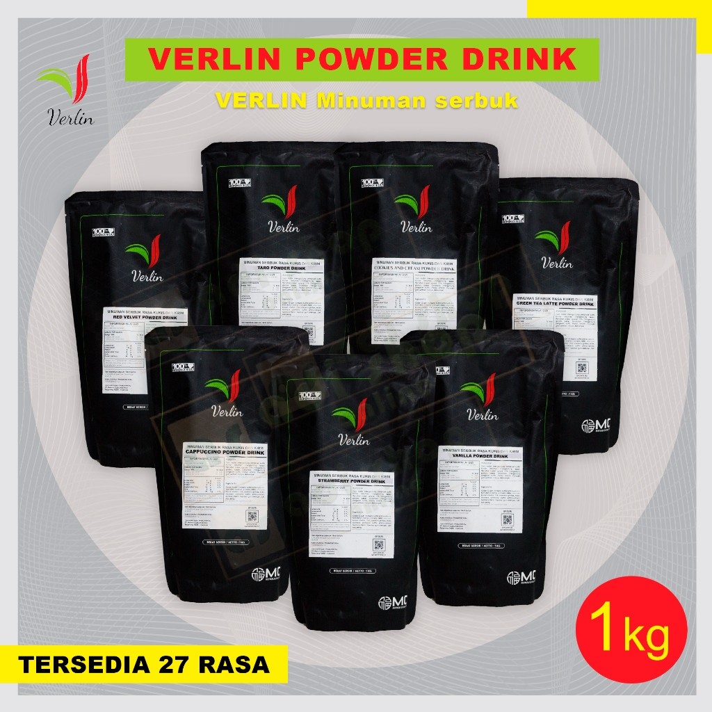 

VERLIN POWDER DRINK 1 KG BUBUK MINUMAN VERLIN