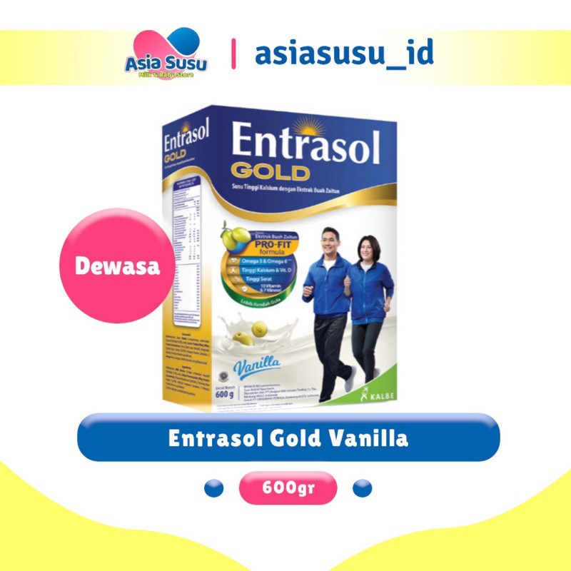 

Entrasol gold PROMO STOCK TERBATAS600gr vanila/choclat