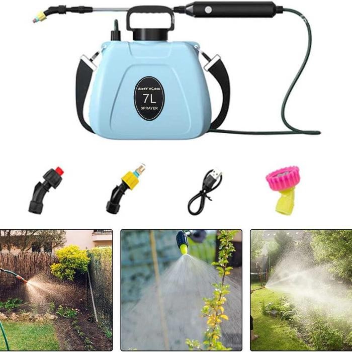 Ready Stock Alat Semprot Siram Hama Tanaman 5 L Pompa Gendong Elektrik Bisa Di Cas