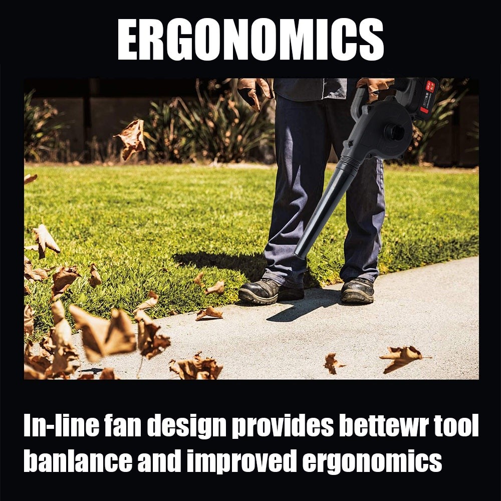 JLD Blower Listrik hand blower 450W Mesin Blower Cleaner Blower Pengumpul Daun Debu Penyapu Penyedot