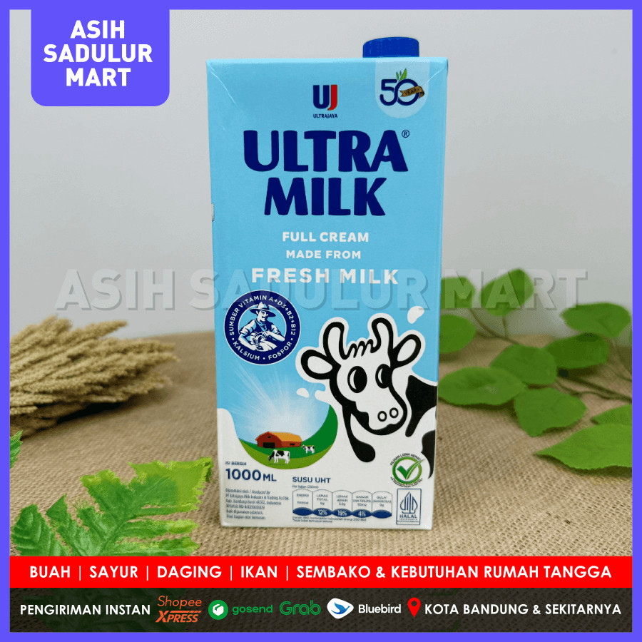 

Ultra Milk Full Cream Susu UHT 1000ml 200ml Promo Bandung