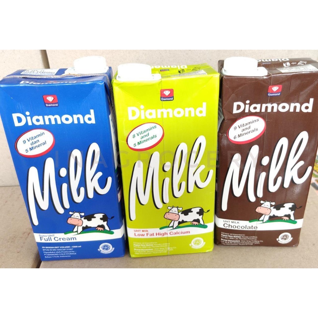 

DIAMOND UHT MILK ( 3 VARIAN ) 1L