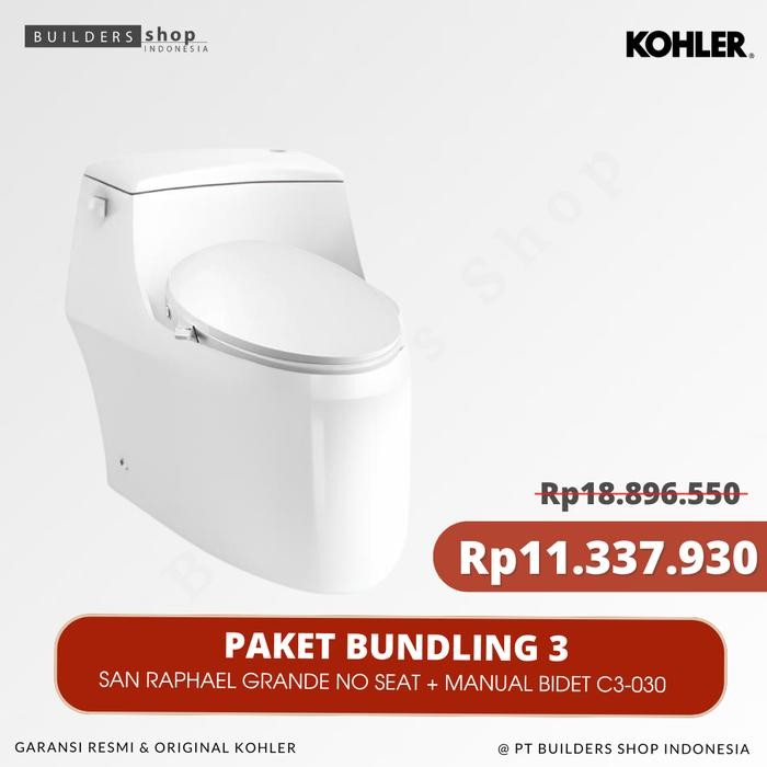 Kohler - San Raphael Grande Toilet/Closet With Manual Bidet Seat