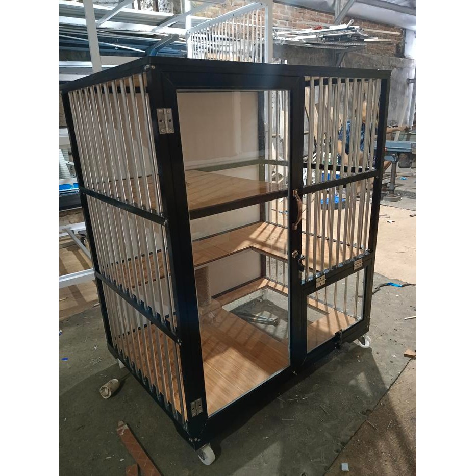 kandang kucing alumunium 1 jumbo