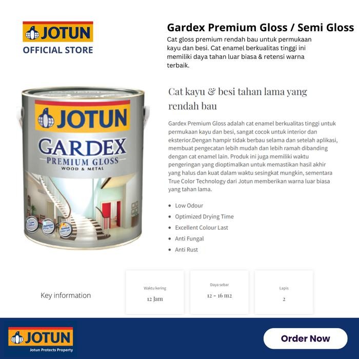 Gardex Semi Gloss - Ral 9005 Jet Black - Jotun