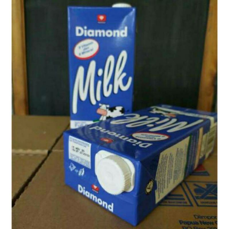 

PROMO Susu Diamond Milk UHT Full Cream 1 Liter (Karton)