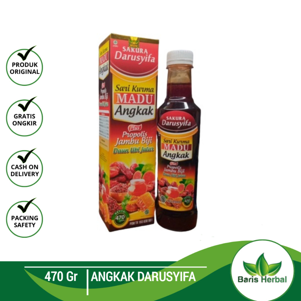 

Sari Kurma Madu Angkak Darusyifa Madu Trombosit 470 gram ORIGINAL