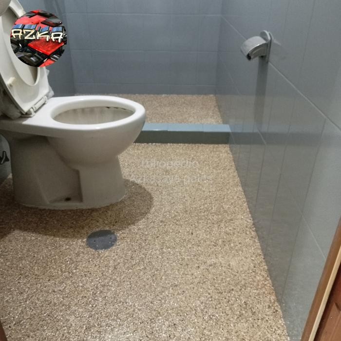 epoxy lantai serbuk flakes kamar mandi anti selip tidak licin