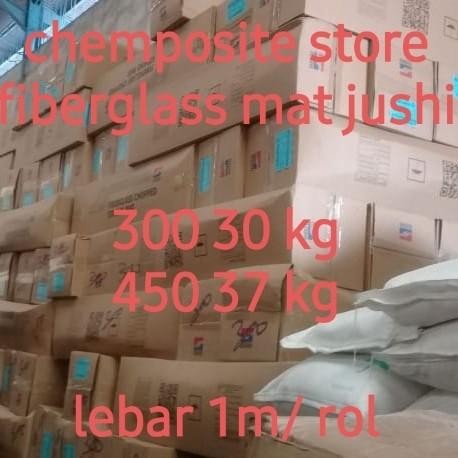 JUSHI fiberglass mat / serat fiber aquaproof waterproofing 300 30kg