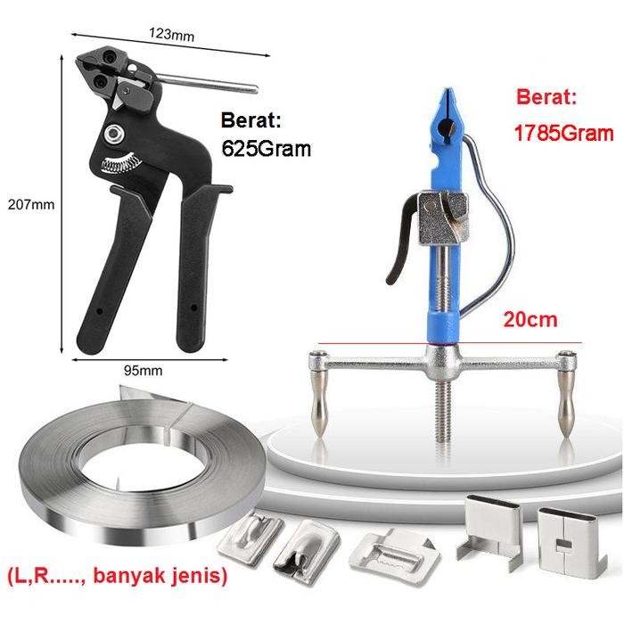 SALE CABLE TIE GUN STAINLESS STEEL TIES TENSIONER CUTTER UNTUK STAINLESS STEEL CABLE TIES ALAT