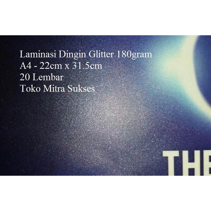 

Terlaris- Laminasi Dingin Glitter A4