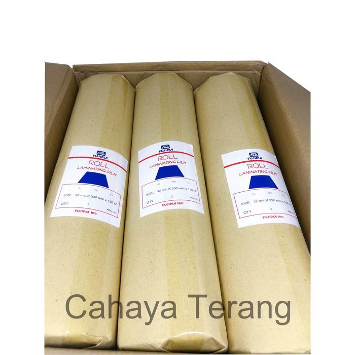 

Terlaris- Plastik Laminating Roll Glossy Merk Fujipla Ukuran 330Mm X 150M