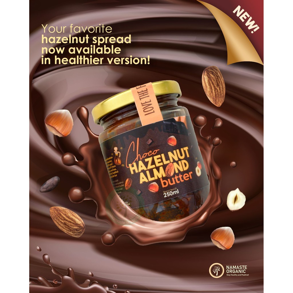

CHOCO HAZELNUT ALMOND BUTTER 250ML