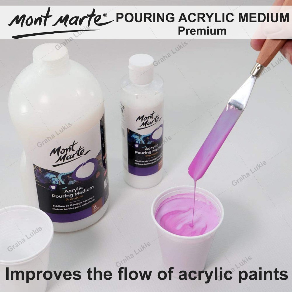 

Mont Marte Premium Acrylic Pouring Medium 240ml