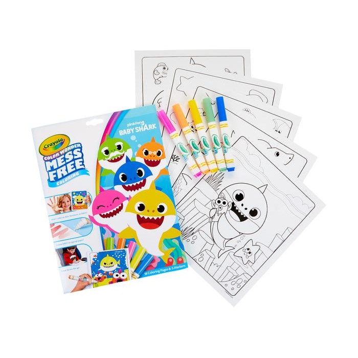 

Art - Crayola Color Wonder Mess Coloring Pages & Markers