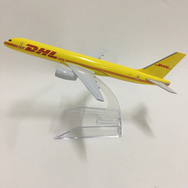 Pajangan Miniatur Diecast Pesawat DHL B757 Aircraft model DHL