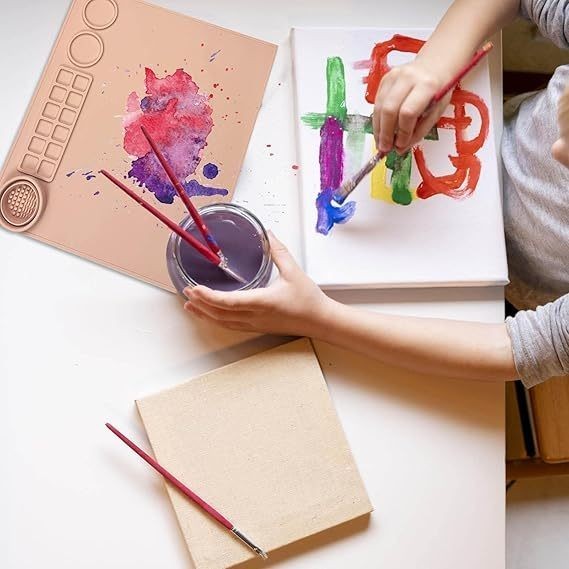 

Art - Alas Art And Craft Silicone / Alas Gambar/Alas Lukis Anak /Alas Clay /Alas Main Silikon