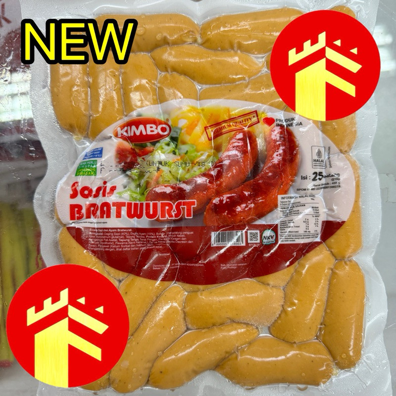 

Sosis Bakar Kimbo 450 Gr Isi 25 Kimbo Bratwurst Original Beef Cocktail Kimbo Sosis Sapi Ayam Mini