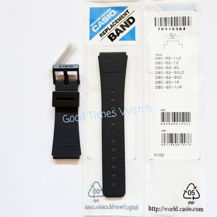 Strap Casio Dbc 62 Dbc 80 Casio Original