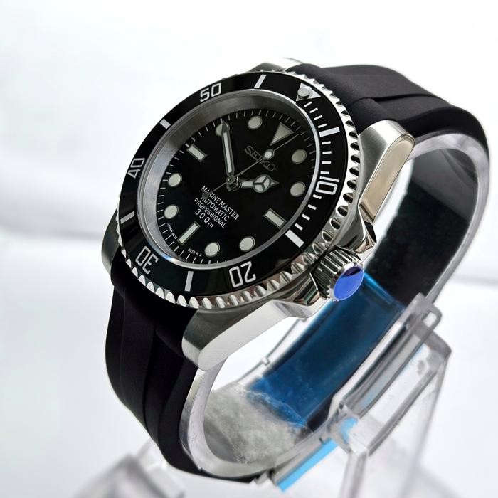 Mod Submarine No Date Nh35 Automatic Seikomod Marine Master Rubber Strap