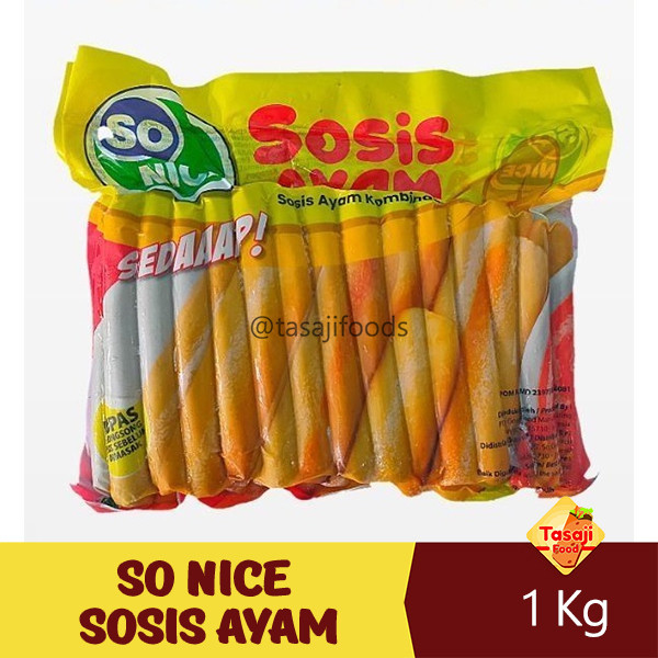 

So Nice Sosis Ayam 1 Kg Tasajifoods Berkualitas