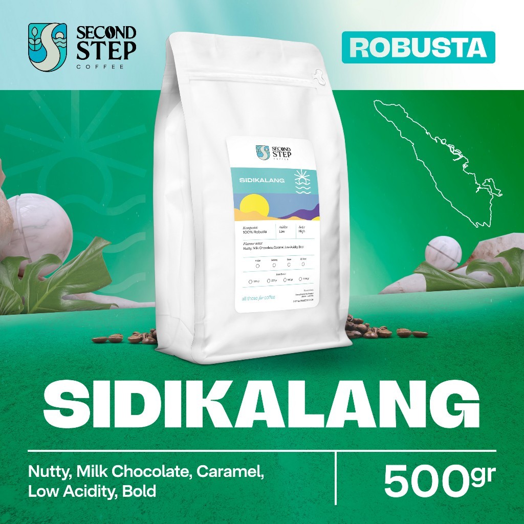 

Biji Kopi Bubuk Robusta Sidikalang Asli Coffee Beans Espresso 500gr