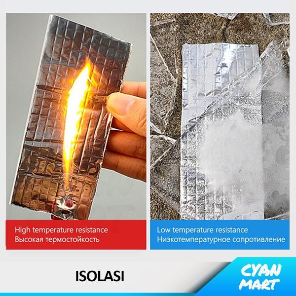 

Neosign - Lakban Anti Bocor Isolasi Kontruksi Atap Pipa Aluminum Foil Waterproof