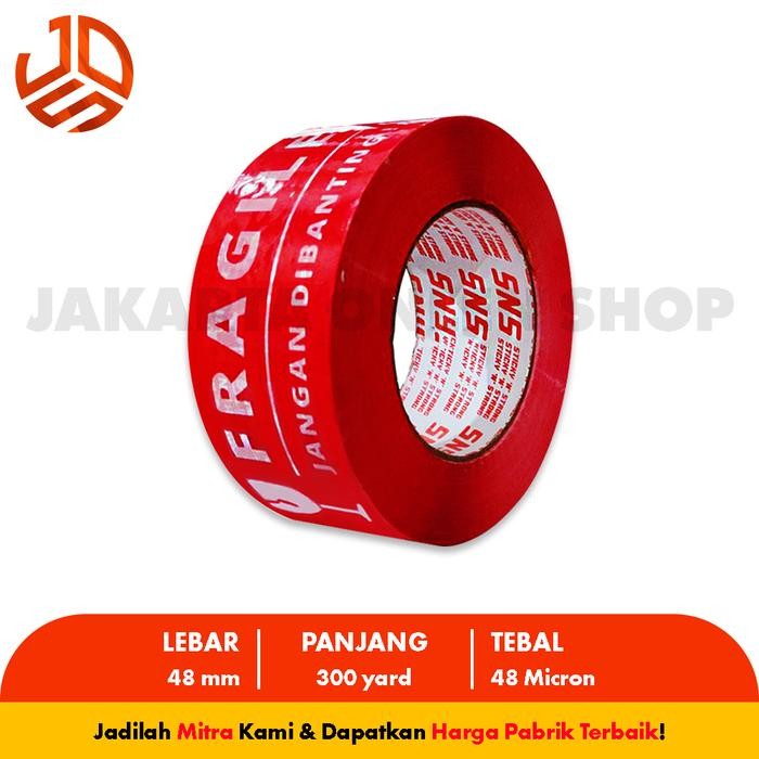 

Neosign - Lakban Fragile 300Y Full Merah Putih Sns (1 Karton) Khusus Gojek Grab