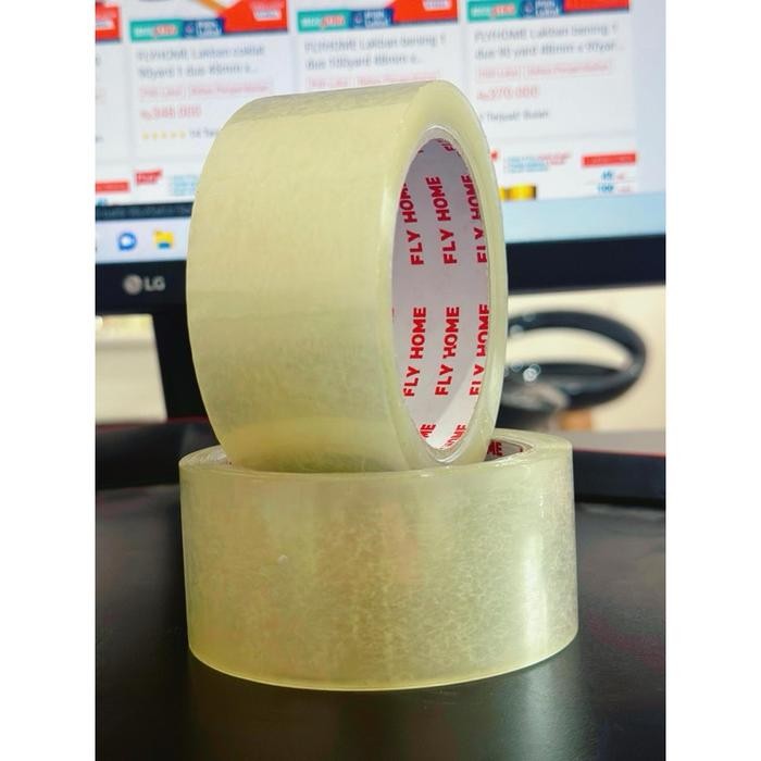 

Neosign - Flyhome Lakban Bening 90 Yard 2In 1 Dus 45Mm X 90Yard 72Rol Eco