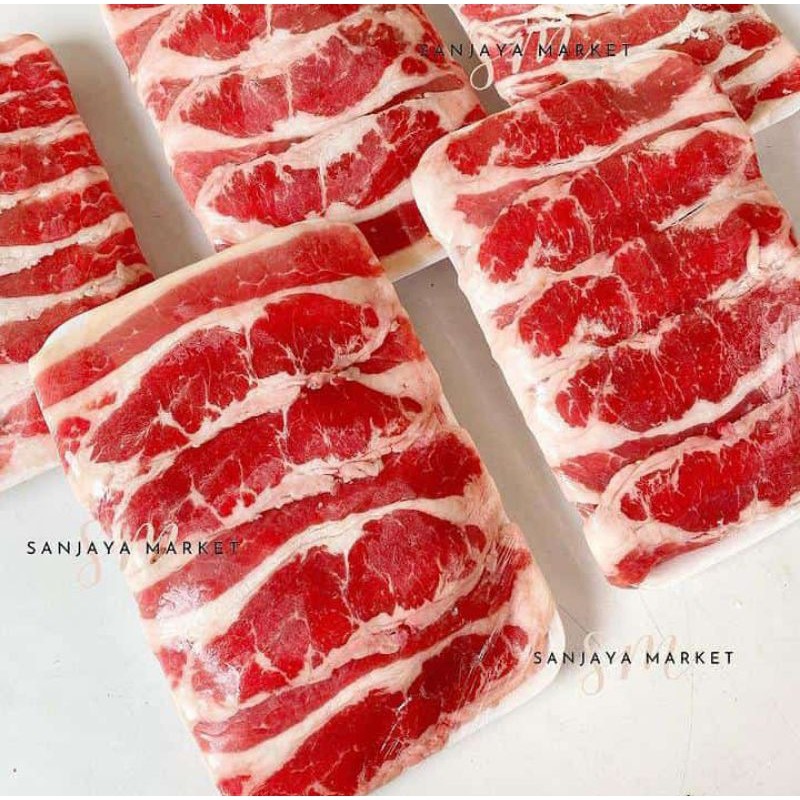 

Daging beef US Yakiniku & Shabu Beef 500gr