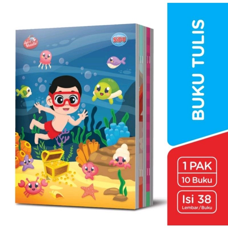 

Buku Tulis SIDU 38 Lembar ( 1 Pack / 10 Buku)