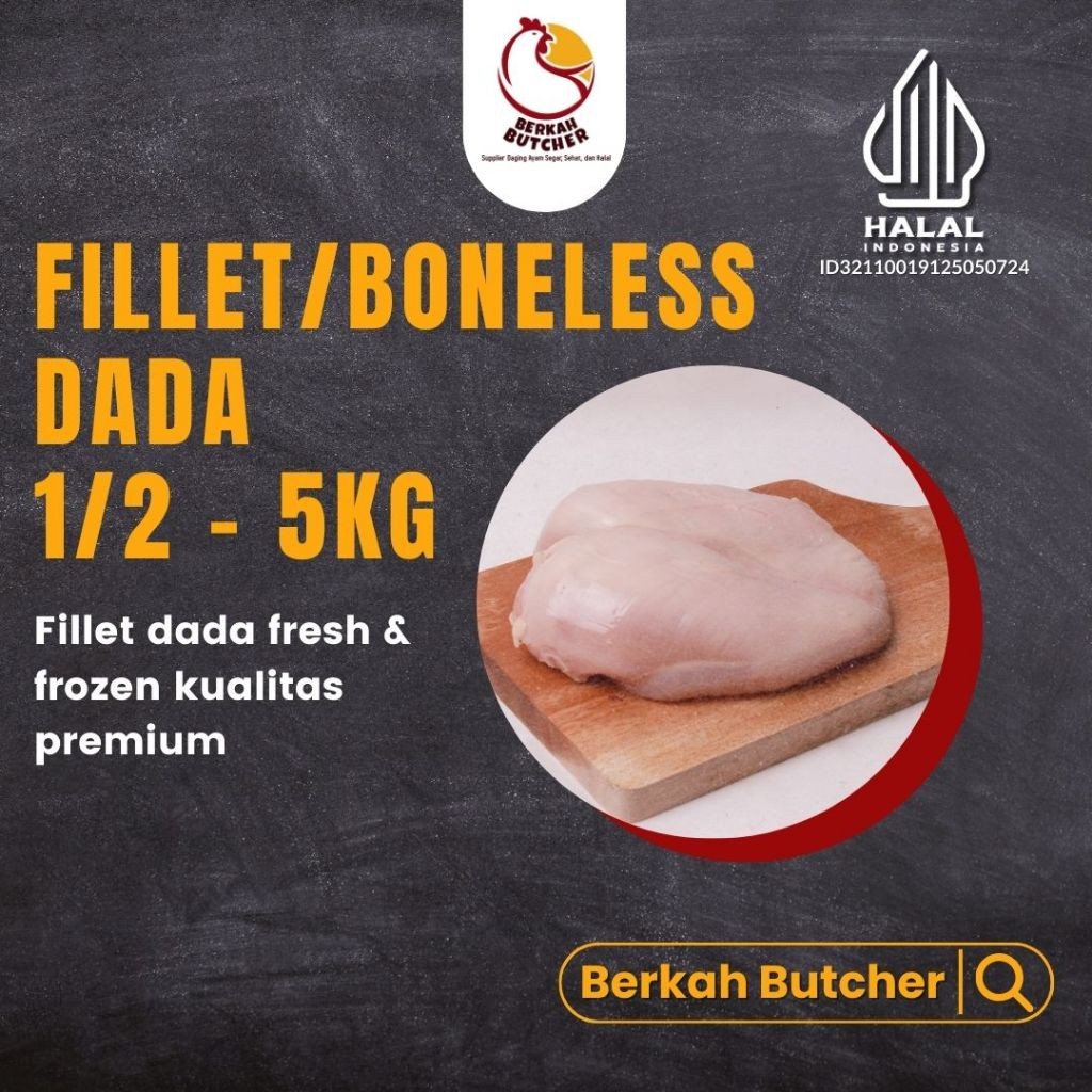 

Dada Ayam Fillet, Dada Ayam Fillet 1kg, Ayam Fillet, Ayam Filet Dada 1 Kg, Dada Fillet, Filet Dada