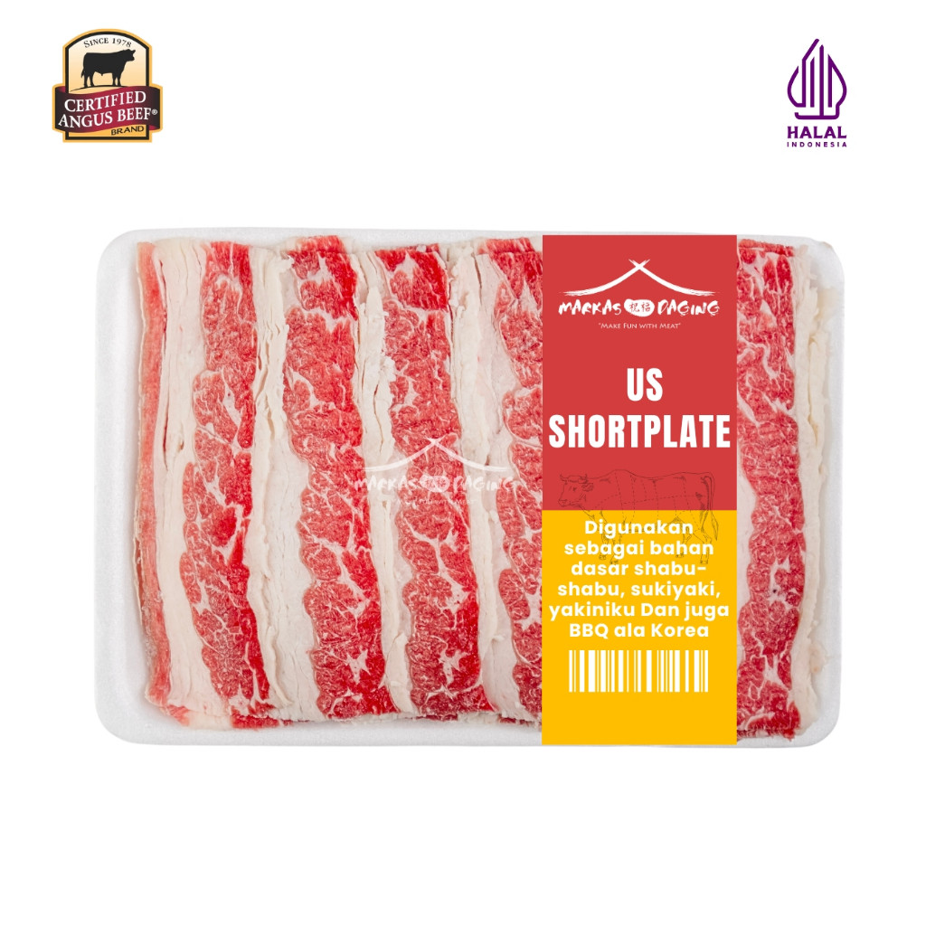 

US Slice Beef / DAGING SAPI Shortplate 500gr / RICEBOWL / Yakiniku