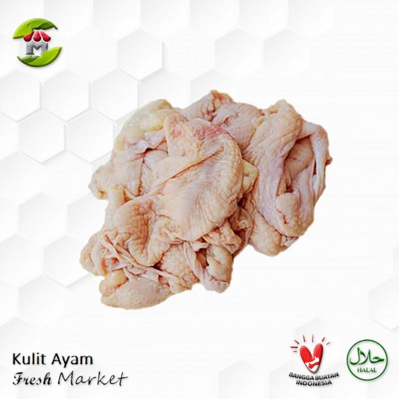 

[DEPOK] Kulit Ayam Bersih Pack 970gr - 1kg