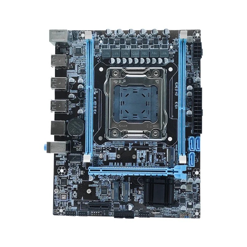 MOUGOL New X79 LGA 2011 Motherboard Support Intel Xeon E5 V1&v2 CPU Processor DDR3 REG ECC RAM Dual 