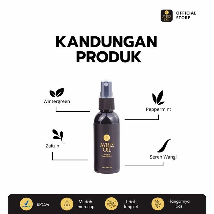 Produk Viral Ayriz Oil Travel Pack 50Ml Minyak Terapi Herbal , Minyak Terapi Nusantara Original Cod