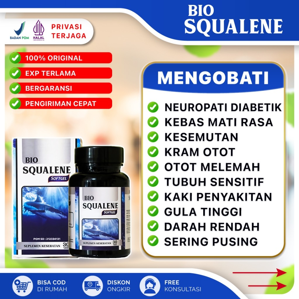 Obat Neuropati Diabetik Gangguan Saraf Kebas Panas Kram Otot