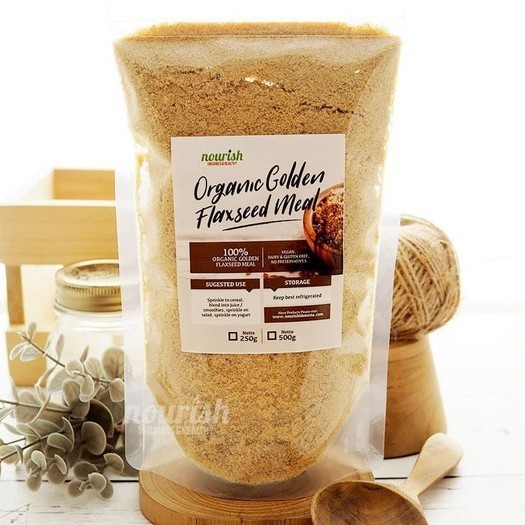 

Nourish Indonesia, Organic Golden Flaxseed Meal 250 Gr
