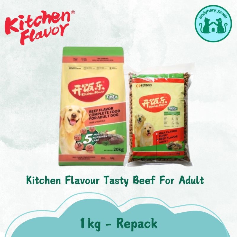 Kitchen Flavor Dog Tasty Beef Adult 1 Kg