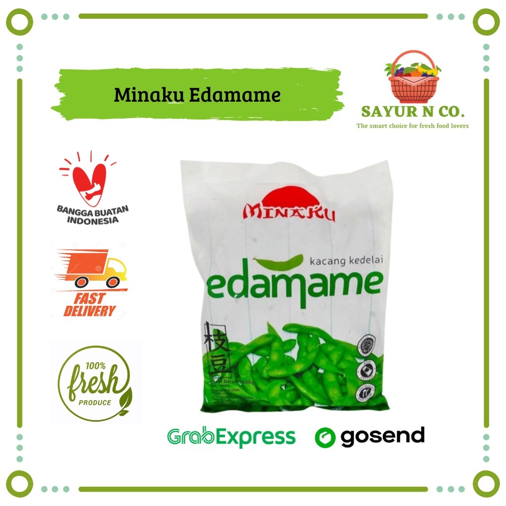 

MINAKU Edamame 500gr Sayur N Co Bekasi