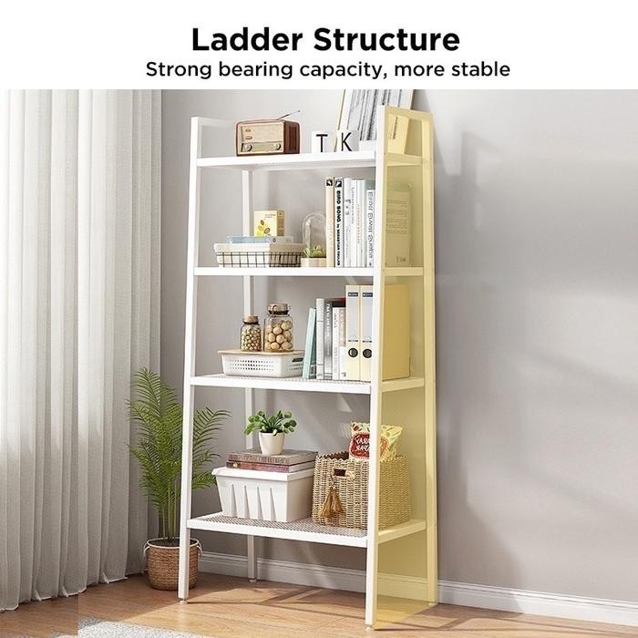 novv Rak Besi serbaguna 3 susun 4 susun / Putih Storage Rack /Rak Bunga Rak Display Rak bunga