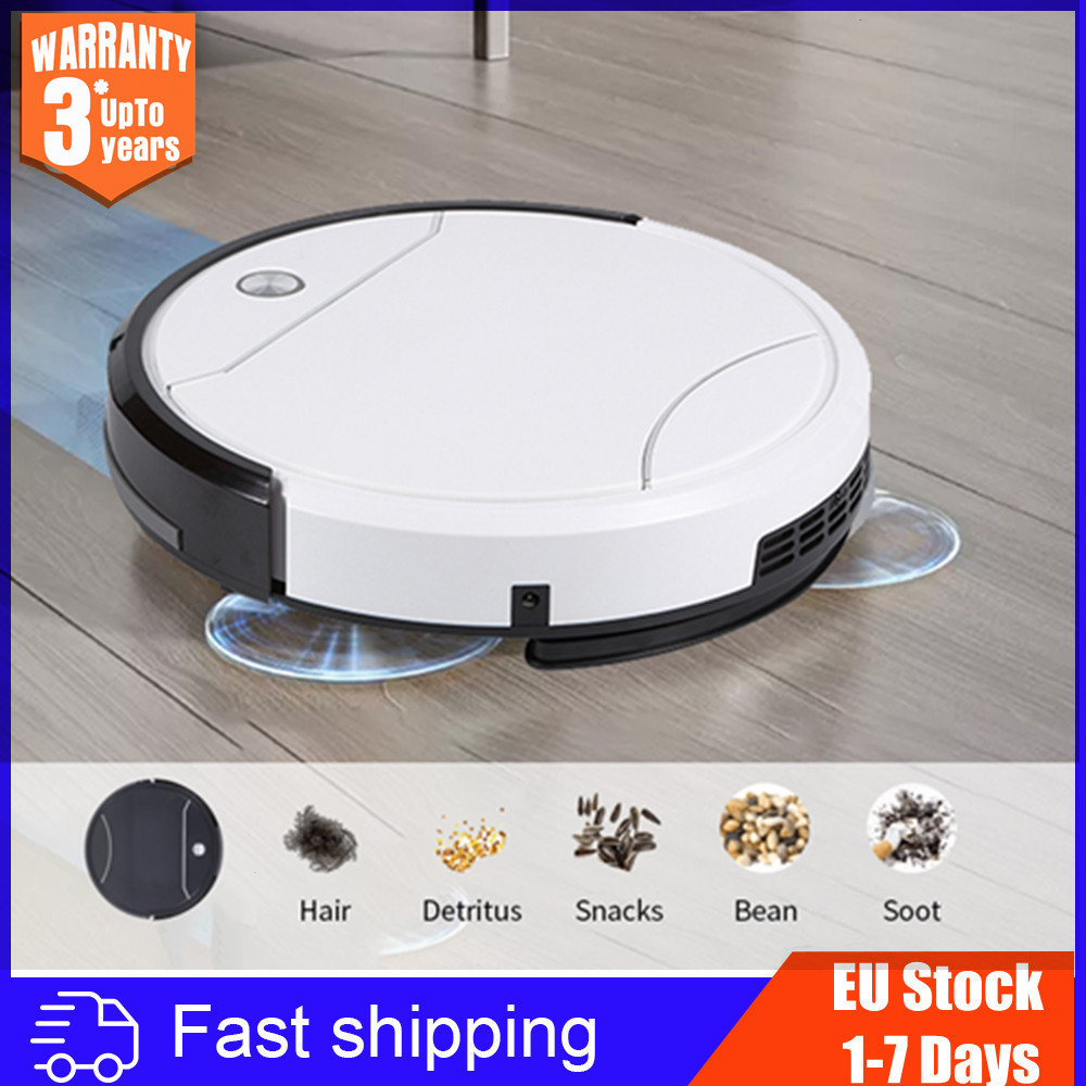 Robot Penyedot Debu Peralatan Rumah Cerdas Penyedot Debu Pengisian Otomatis Penyapu Listrik Mengepel