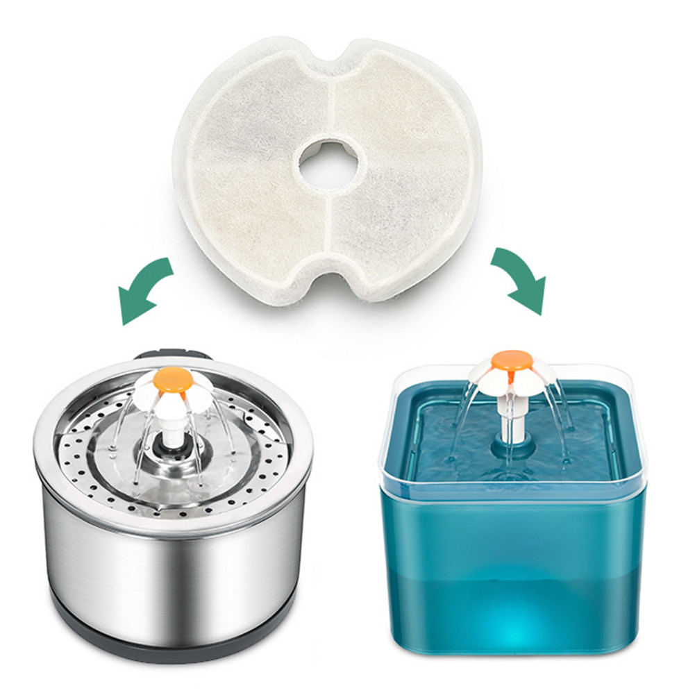 Dispenser Minuman Air Anjing Filter Air Mancur Filter Karbon Aktif Air Mancur Minum Hewan Peliharaan