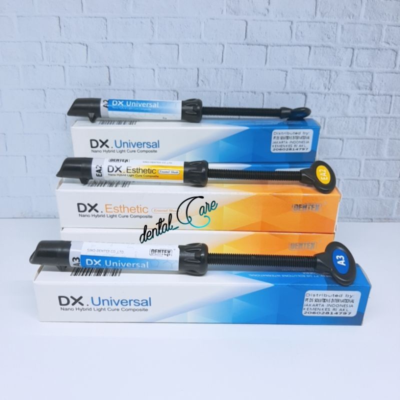 COMPOSITE DENTEX A1 / A2 / A3 KOMPOSITE TAMBAL GIGI COMPOSITE LEM BEHEL