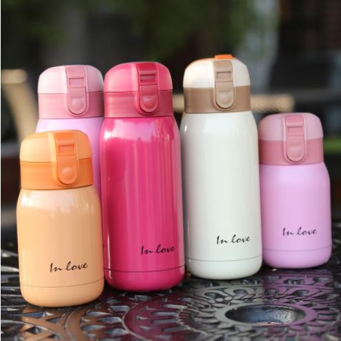 200Ml/350Ml Cangkir Termos Mini Permen Lucu Botol Air Panas Kartun Anak-anak Mug Kopi Termal Baja Ta