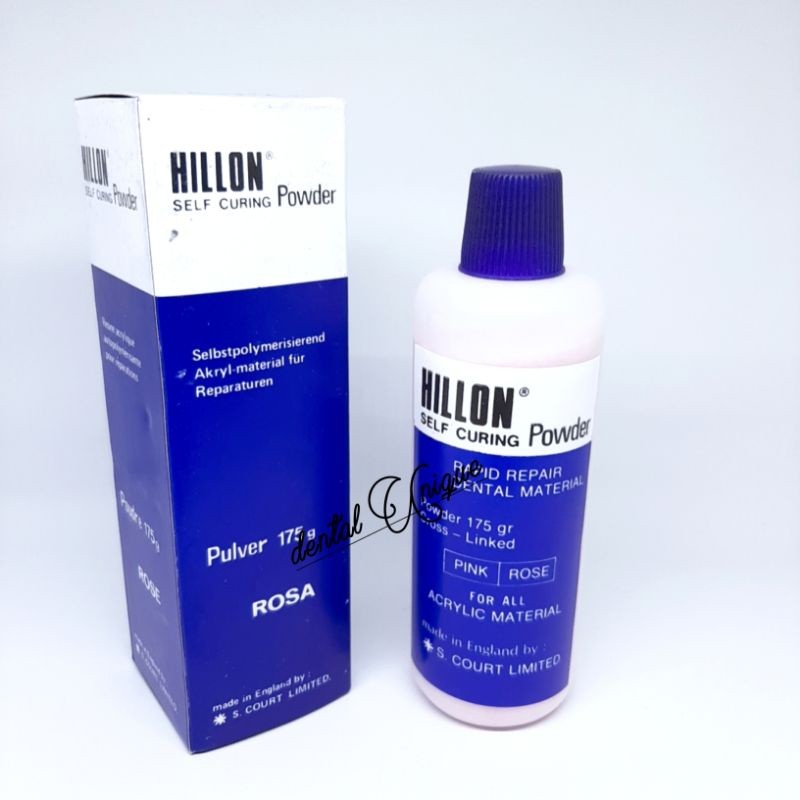 Hilon Powder Serat Self Curing 175gr / Bahan Lem Gusian Gigi Palsu