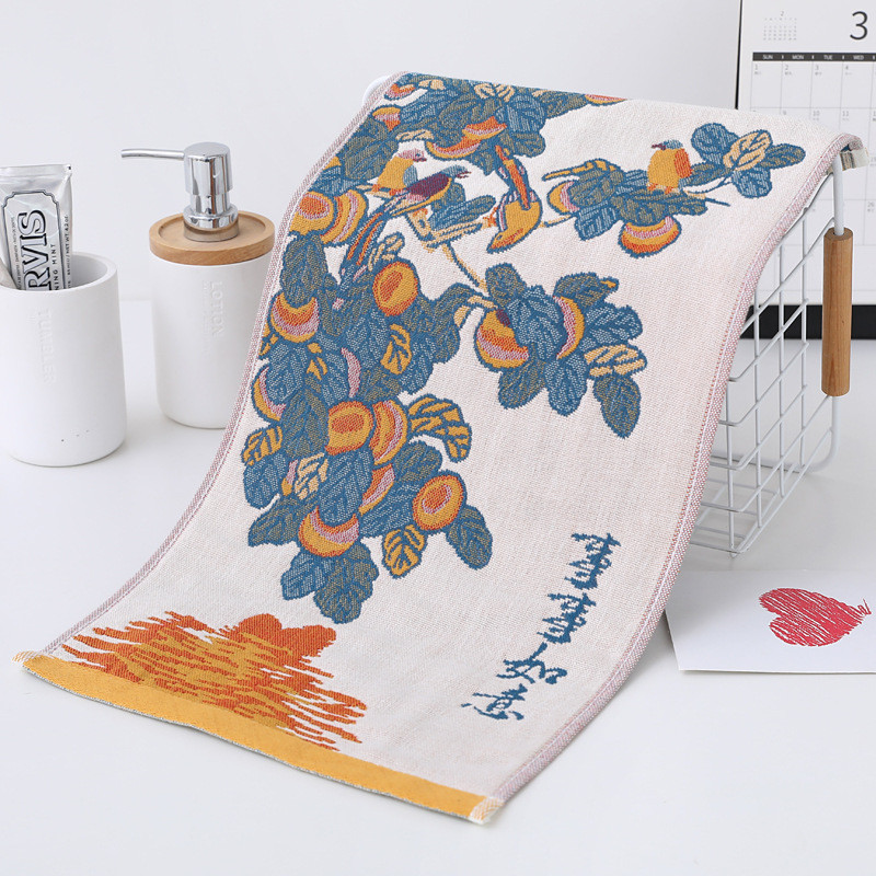 Handuk Tangan Wajah Anak Katun Kasa Kucing Kartun untuk Anak Dewasa 25*50 Kamar Mandi Dapur Gratis O