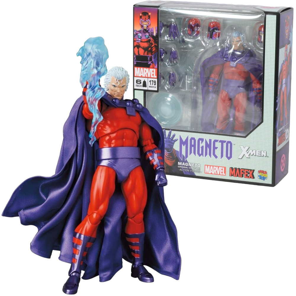 Tersedia Mafex No.179 Magneto Komik Asli Ver. Hadiah Mainan Koleksi Figur Aksi