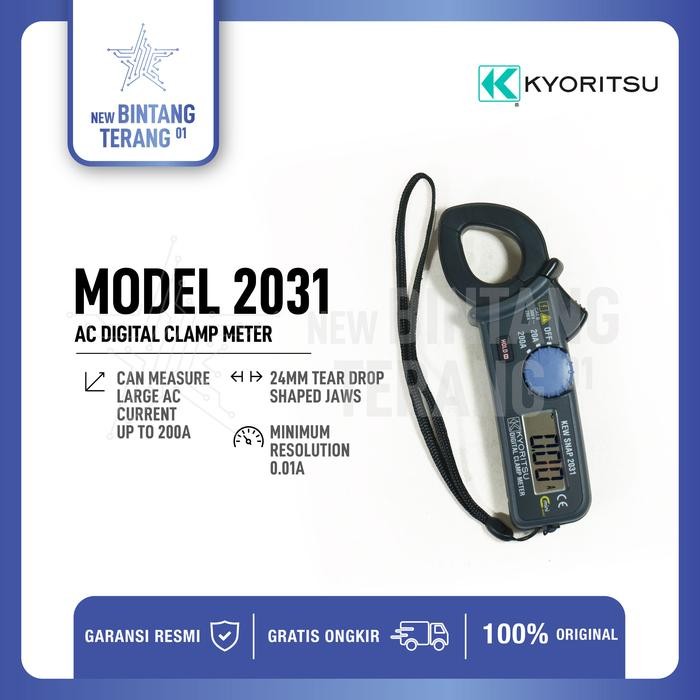 Terlaris Digital Clamp Meters Ac Kyoritsu 2031