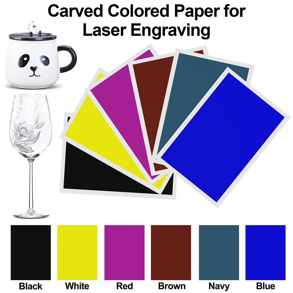 Kertas Penanda Ukiran Kaca Transparan untuk Peralatan Mesin Penanda Laser CO2 Pengukir Laser untuk K